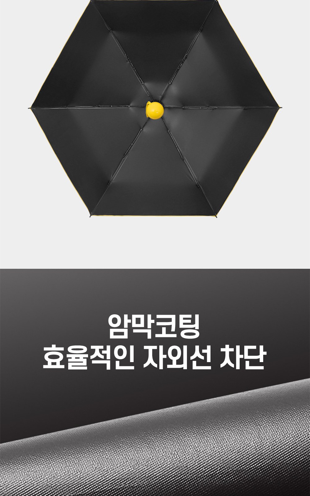 CL076 에코라이프 선샤인 알약캡슐형 접이식 양우산 상세 이미지