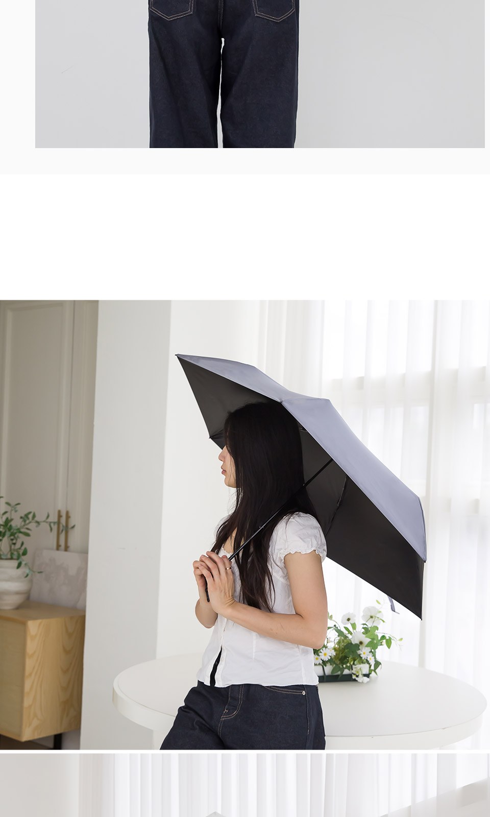 크로커다일3단더블랙 키링 카본 55슬림암막 상세 이미지