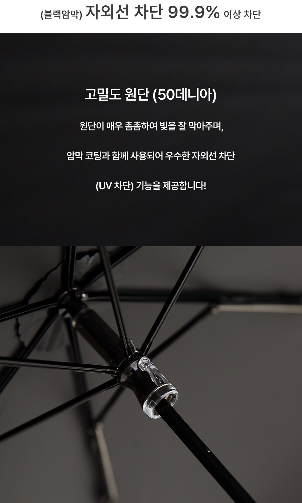 크로커다일3단더블랙 키링 카본 55슬림암막 상세 이미지