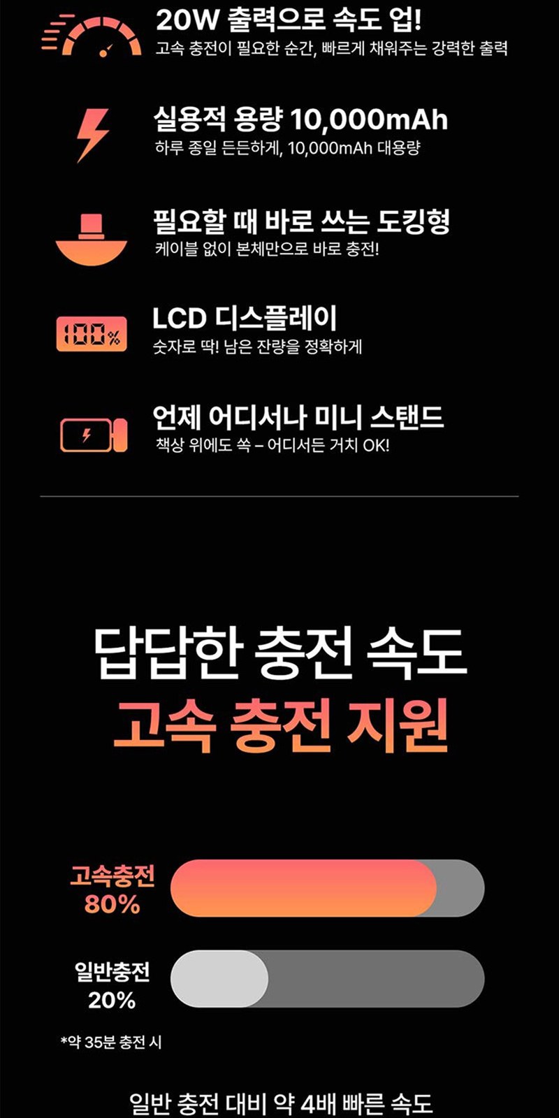 레스쁘리 고급 세트 KK(도킹형 고속 보조배터리+어반스텐머그475ml+메종프랑세즈 양우산) 상세 이미지